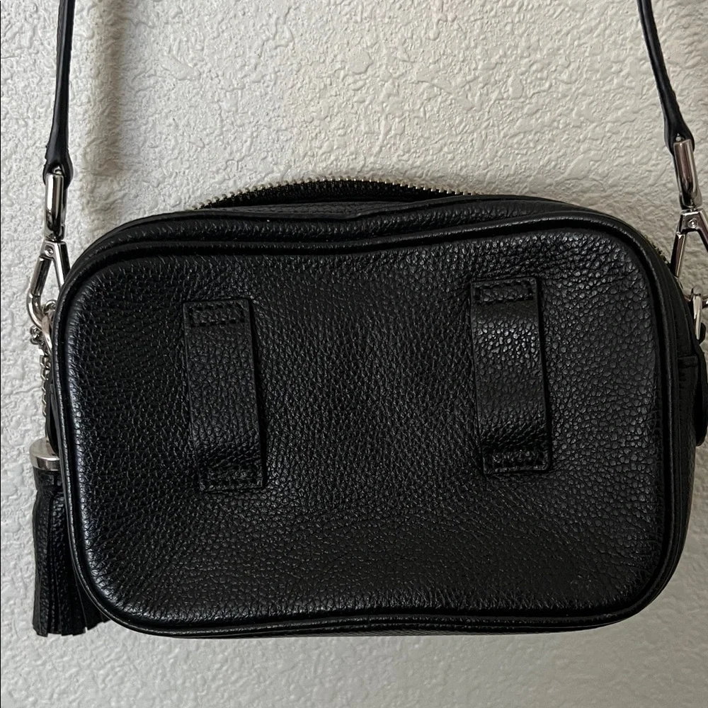 Michael Kors Black Pebbled Leather Shoulder Bag